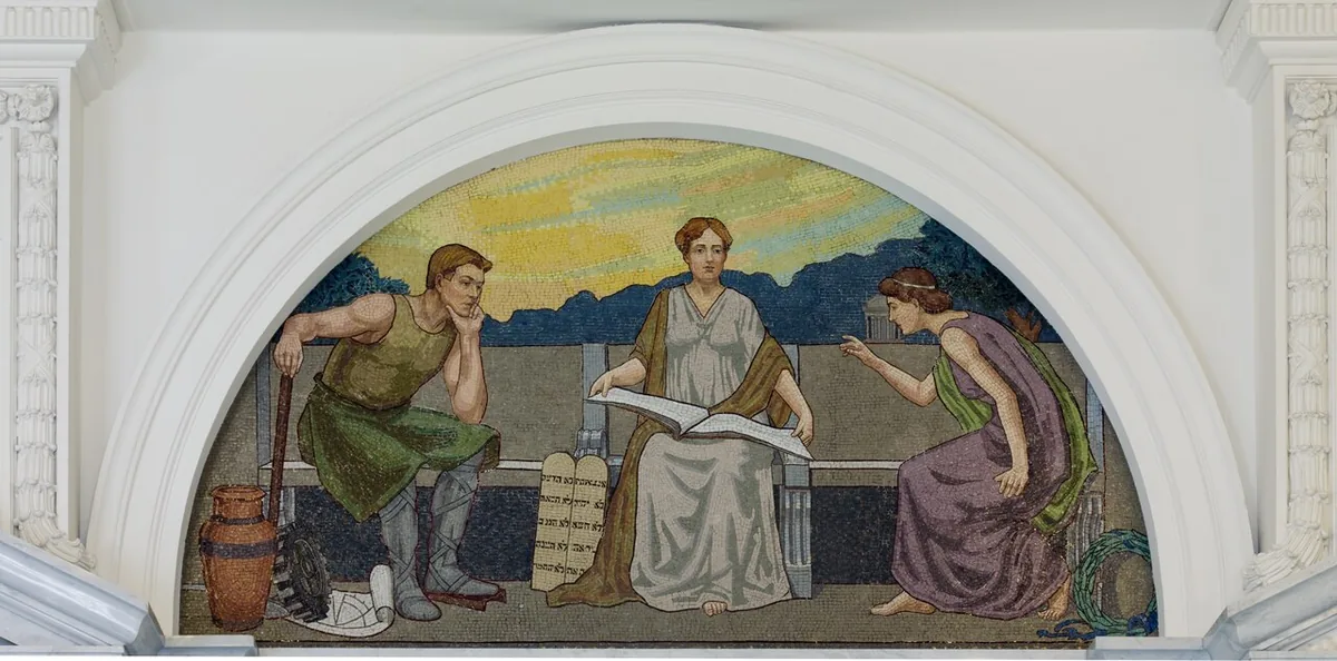 A mural inside the James R. Browning U.S. Court of Appeals Building in San Francisco, headquarters of the 9th Circuit