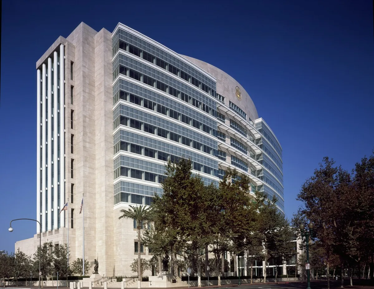 The Ronald Reagan Federal Building and U.S. Courthouse in Santa Ana, California, a courthouse of the U.S. District Court for the Central District of California