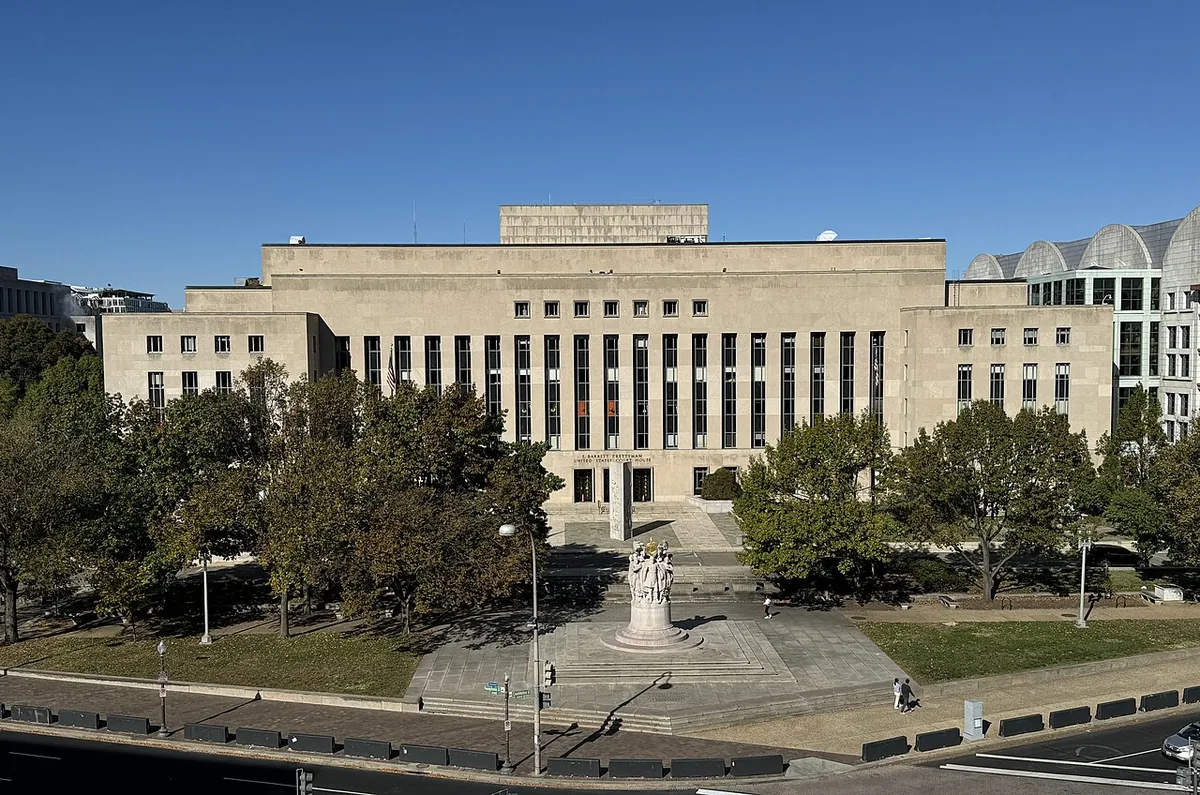 The E. Barrett Prettyman U.S. Courthouse in Washington, D.C.