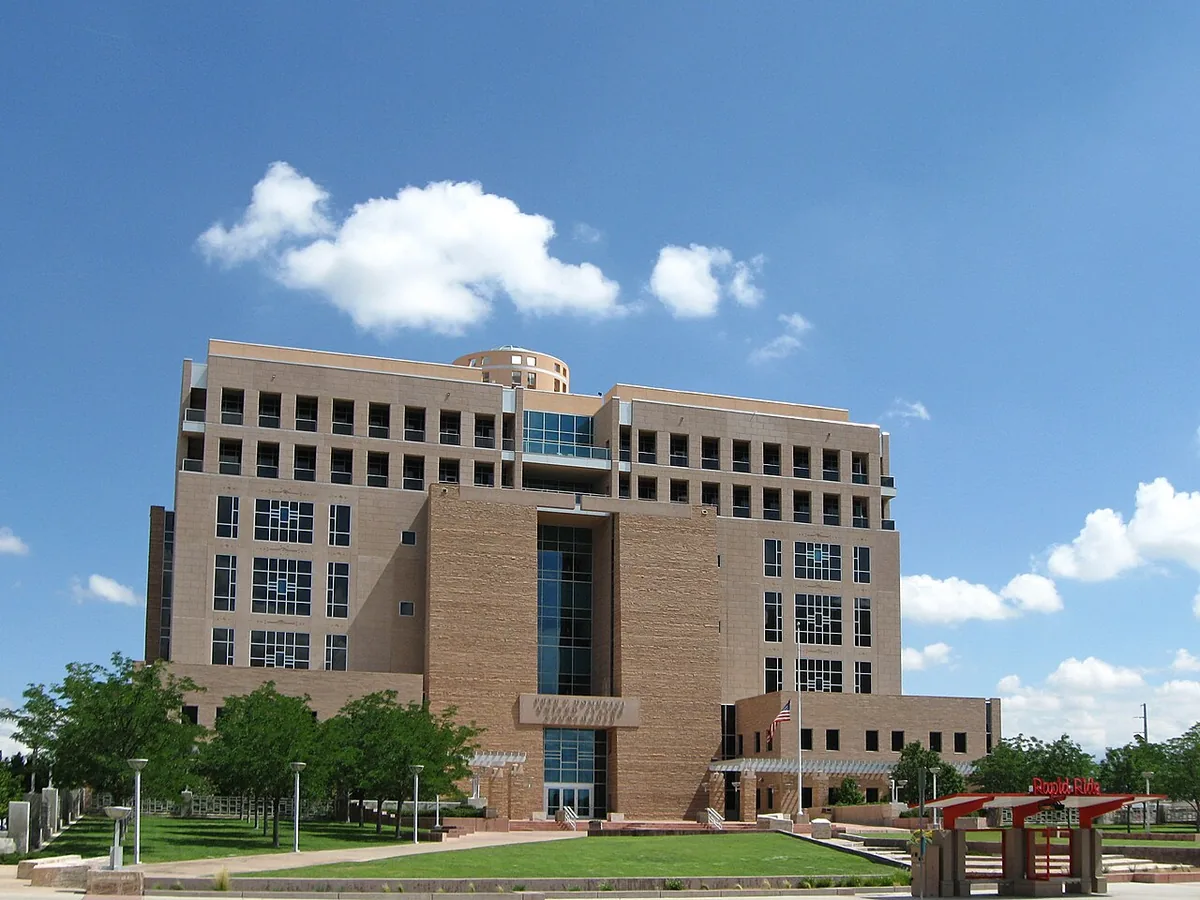 The federal courthouse in Albuquerque, N.M., home of the U.S. District Court for the District of New Mexico